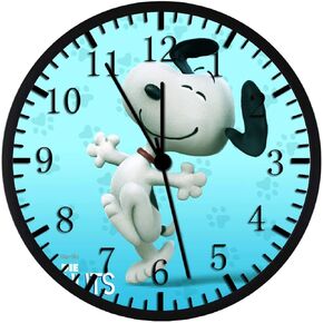 Frameless 12 Inches Wall Clock Large Clear Glass Face Silent Non-Ticking Nice for Gift or Décor E372 in Saudi Arabia