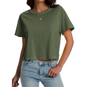 Smeng Womens Croped T Shirt UPF50+ Tshirt tshirt ناعم in Kuwait