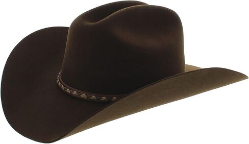 Justin Men's Plains 2X Wool Cowboy Hat Brown 7 5/8 in Saudi Arabia
