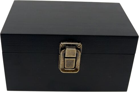 منظم صندوق الذاكرة التذكاري من خشب الخيزران، حقيبة تخزين مزخرفة مع غطاء مفصلي (رجل ثلج عيد الميلاد) in Kuwait