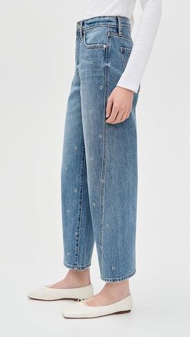 DAZE Women's Westward High Rise Barrel Leg Jeans in Saudi Arabia