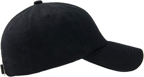 Hats for Men Classic Low Profile Adjustable Strapback Cotton Dad Hats Baseball Caps for Men and Women Black in Saudi Arabia