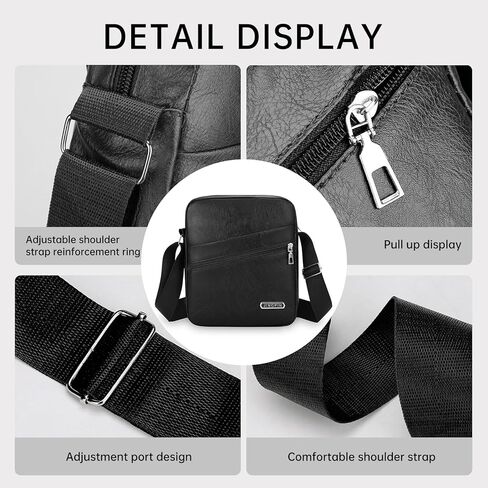 Small Mens Crossbody Sling Bag Classic Shoulder Handbags for Men Outdoors Daypacks in Saudi Arabia