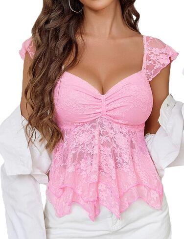 Avidlove Bralettes for Women Tank Top Going Out Shirt Babydoll Undershirts Y2k Top Lingerie S-2XL in Saudi Arabia