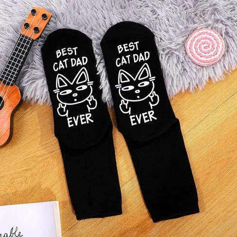 Birthday Gifts for Cat Dog Dad Cat Dog Mom,Funny Socks for Men Women Christmas Ideas,Crazy Gifts for Animal Lovers in Saudi Arabia