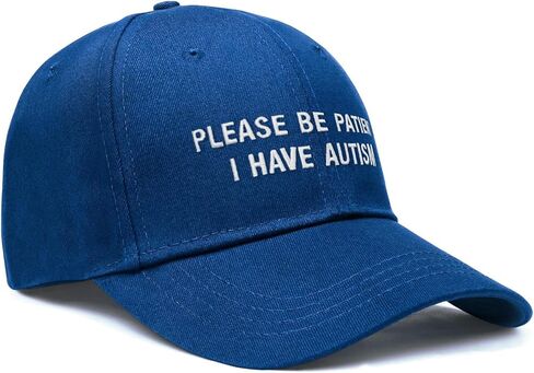 هدايا التقاعد للرجال يرجى التحلي بالصبر لدي التوحد قبعة التطريز قبعات سائقي الشاحنات قبعة بيسبول للرجال والنساء in Kuwait