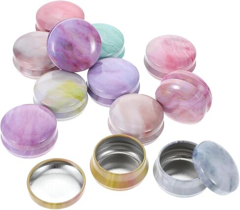 12Pcs Mini Iron Storage Box Portable Tinplate Containers for Makeup Pill Case and Sundries Macarons Series Mini Storage Boxes in Saudi Arabia