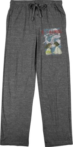 Bioworld Spirited Away Chihiro and Haku Men's Graphite Heather Sleep Pants in Saudi Arabia