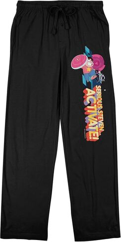 Bioworld Steven Universe Serious Steven...Activate! Men's Black Sleep Pants in Saudi Arabia