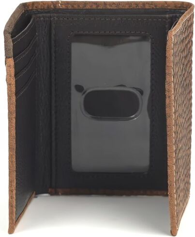 ARIAT Trifold Overlay Shield Wallet, Brown Rowdy in Saudi Arabia