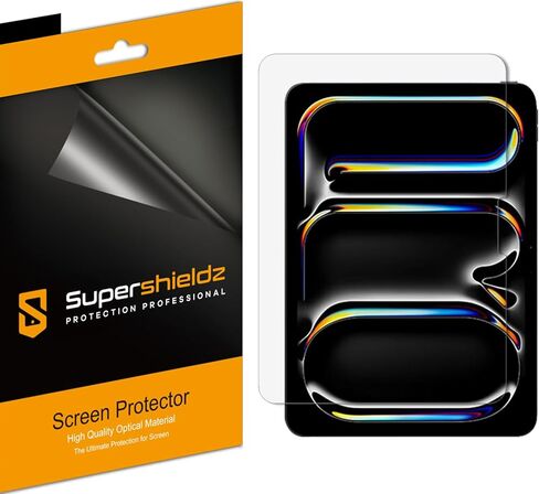 واقي شاشة Supershieldz (3 عبوات) مضاد للتوهج (غير لامع) مصمم لجهاز iPad Pro مقاس 13 بوصة (M4، إصدار 2024) in Kuwait