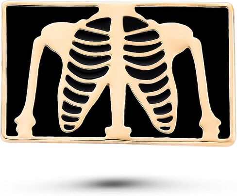 Dr's gift Kidney Anatomy Enamel Brooch Pin Gold Renal Lapel Badge Endocrinology Urology Jewelry for Doctors Nurses Medical Students in Saudi Arabia