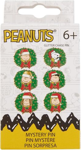 Loungefly Peanuts Snoopy & Gang Holiday Wreath Mystery Box Pin (ONE RANDOM PIN) in Saudi Arabia