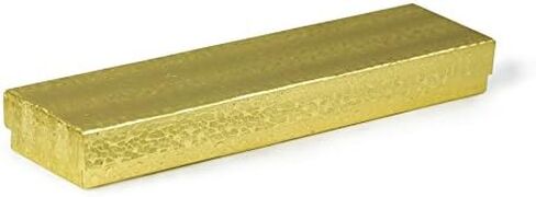 Gold Foil Cotton Filled Jewelry Box #32 (Case of 100) in Saudi Arabia
