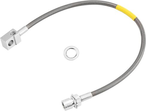 2PCS Front Stainless Steel Brake Lines 89360S Compatible with Chevy GMC Suburban Jimmy C10/K10 C15/K15 1987-1991 for 4"-6" Suspension Lift in Saudi Arabia