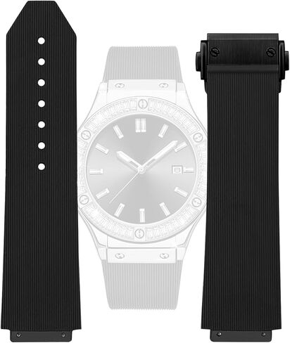 استبدال حزام الساعة المطاطي لساعة Hublot Fusion مقاس 42 مم 542.Nx.1171.Rx 21 مم in Kuwait
