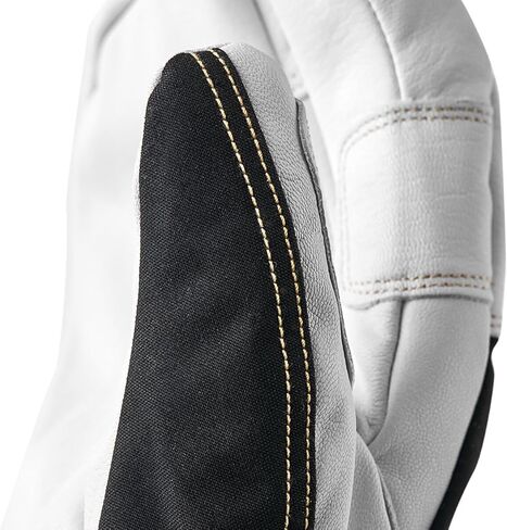 Army Leather GTX 3-Finger Mitten - Men's, Black/Natural Grey, 8 in Saudi Arabia