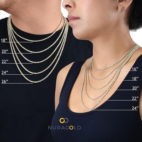 Nuragold 14k Real Yellow Gold Solid Mariner 4mm Chain Anchor Link Necklace (16"-24") Italian Jewelry for Men in Saudi Arabia