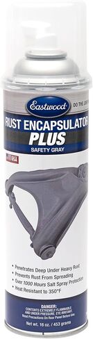 Eastwood Matte Black Rust Encapsulator plus | النهاية المتينة طويلة المتينة 1 معطف السيارات الحد الأقصى للحماية من الصدأ | مقاومة الحرارة تصل إلى 350 درجة فهرنهايت | 16 أوقية. الهباء الجوي | 1 حزمة in Kuwait
