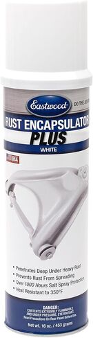 Eastwood Matte Black Rust Encapsulator plus | النهاية المتينة طويلة المتينة 1 معطف السيارات الحد الأقصى للحماية من الصدأ | مقاومة الحرارة تصل إلى 350 درجة فهرنهايت | 16 أوقية. الهباء الجوي | 1 حزمة in Kuwait