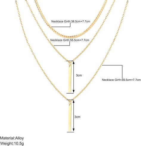 Layered Necklaces for Women Dainty 14k Gold/Sterling Silver Choker Necklace Simple Gold Plated CZ Jewelry Necklaces for Women Trendy Gifts in Saudi Arabia