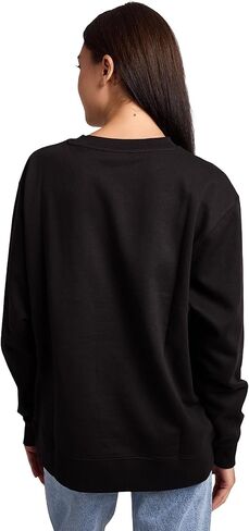Bioworld One Piece Luffy Icons Gold Foil Print Women’s Black Crew Neck Long Sleeve Fleece Sweatshirt in Saudi Arabia