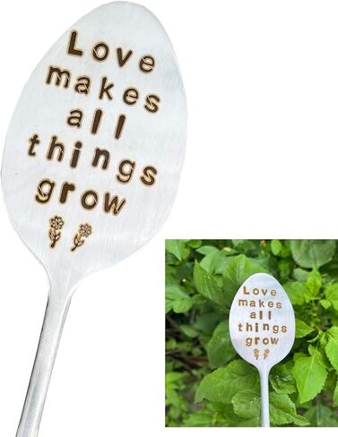 Garden Friendship Gift for Women Gardeners, Plant Marker Stake Label Sign Tag, Gardening Gifts for Woman Plant Lovers, Metal Garden Decoration (Grow an Old Friend-B) in Kuwait