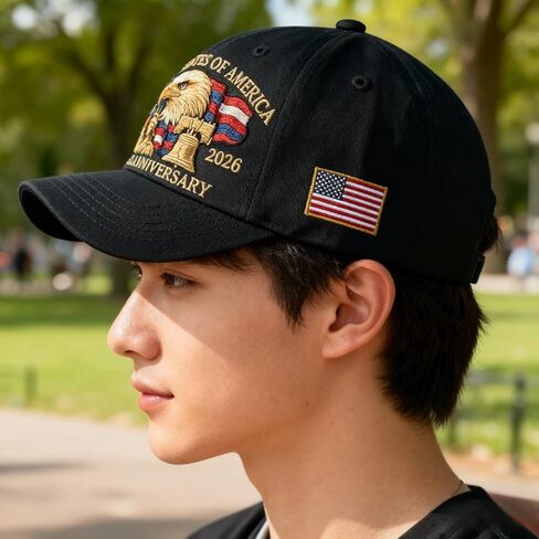 United States 250th Anniversary Baseball Hat, Adjustable Patriotic USA Baseball Cap for Men Women in Saudi Arabia