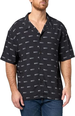 HUGO Men's Relaxed Beach Shirt in Saudi Arabia