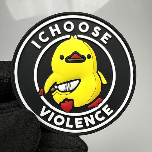 اخترت رقعة معنويات العنف، رقعة PVC Violent Duck Fun 3D، رقعة حقيبة الظهر للتكتيكات العسكرية in Kuwait