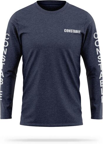 Constable Cotton Blend Reflective Long Sleeve - USA Patriotic Durable Shirt - Ultra Soft Comfort. in Saudi Arabia