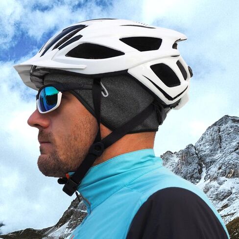 Winter Skull Cap, Fleece Lined Warm Cycling Cap with Glasses Holes for Men Women in Saudi Arabia