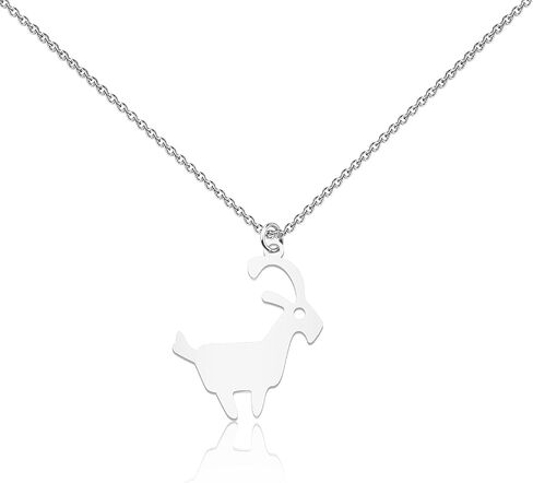 WUSUANED Funny Goat Necklace Animal Jewelry Goat Lover Gift Wildlife Fan Gift in Saudi Arabia