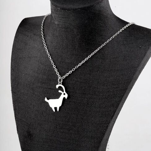 WUSUANED Funny Goat Necklace Animal Jewelry Goat Lover Gift Wildlife Fan Gift in Saudi Arabia