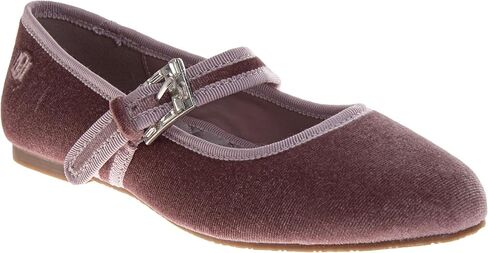 Josmo Girls Sparkly Mary Jane Flats Glitter Dress Sandals with Adjustable Buckle for Little Kid to Big Kid in Saudi Arabia
