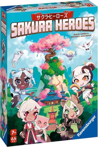 Ravensburger Sakura Heroes - لعبة نرد سريعة الوتيرة لمحبي الرسوم المتحركة من عمر 7 سنوات فما فوق in Saudi Arabia