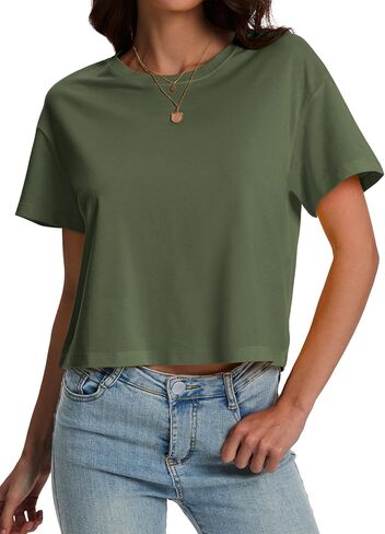 Smeng Womens Croped T Shirt UPF50+ Tshirt tshirt ناعم in Kuwait