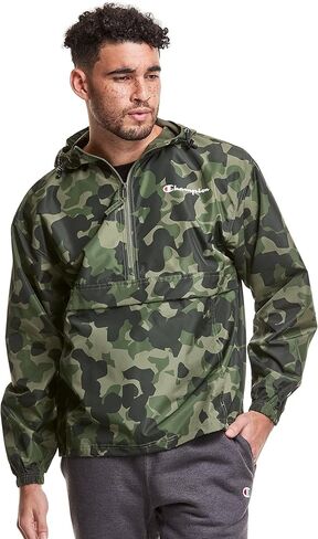 Champion Mens Stadium Packable Jacket, XL, Camo in Saudi Arabia