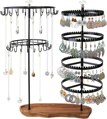 Multi-layer Jewelry Organizer Chic Box Metal Jewelry for Ladies Stylish Storage in Saudi Arabia