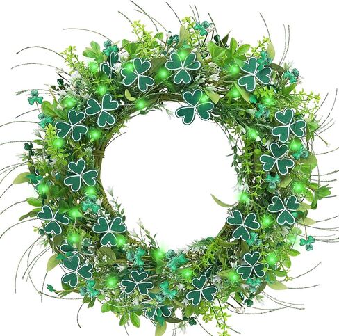 22" Lavender Wreath Spring Wreaths for Front Door Purple Flower Wreath with Green Leaves Farmhouse Wreath for Home Wall Window Porch Summer Garden Decor in Kuwait