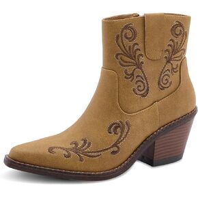 Western Boots for Women - Ankle Style Cowgirl Boots - Arlene - Comfortable Women Cowboy Boots for Women & Teen Girls - Women Cowgirl Boot