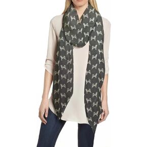 Shiba Inu Dog Print Women's Scarf Shawl Wrap Lightweight