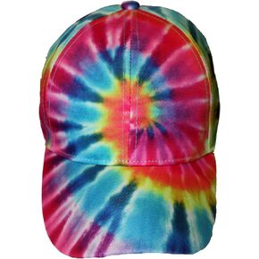 Pastel Spiral Baseball Tie Dye Cap Hat Men Women Kids