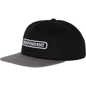 INDEPENDENT Mid Profile Snapback Baseball Hat Bar Cross Groundwork Skate Hat