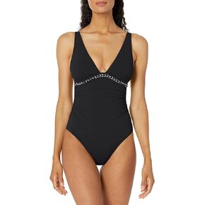 Profile by Gottex Women's Standard Kundala Deep Plunge One Piece