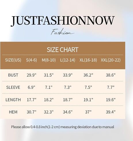 JUSTFASHIONNOW قمصان نسائية للربيع للخروج 2024 بأكمام قصيرة تي شيرت للنساء Y2K Fashion in Kuwait