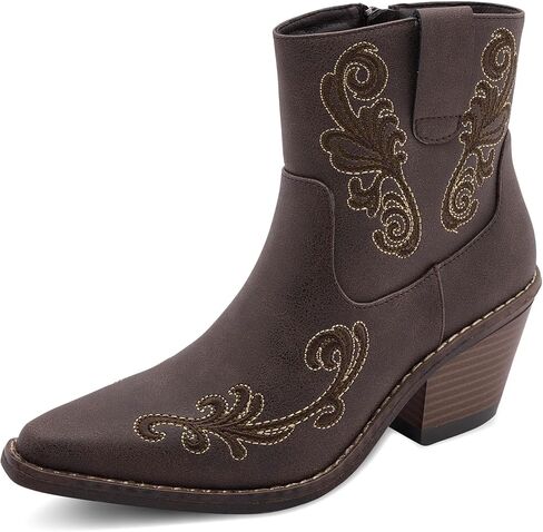 Western Boots for Women - Ankle Style Cowgirl Boots - Arlene - Comfortable Women Cowboy Boots for Women & Teen Girls - Women Cowgirl Boot in Saudi Arabia
