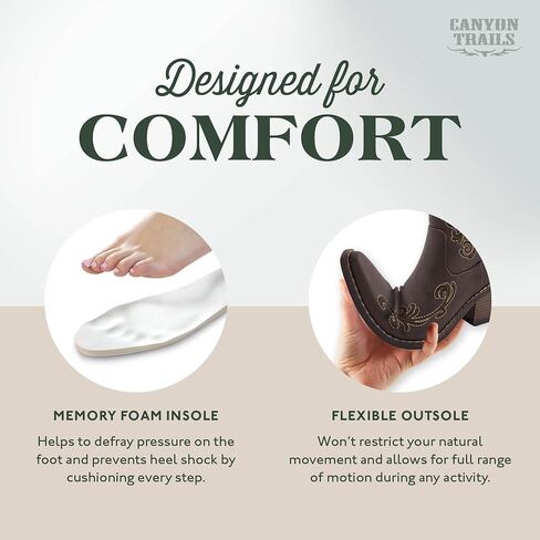 Western Boots for Women - Ankle Style Cowgirl Boots - Arlene - Comfortable Women Cowboy Boots for Women & Teen Girls - Women Cowgirl Boot in Saudi Arabia