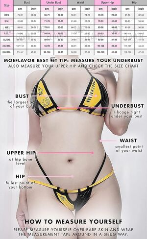 MOEFLAVOR أنيمي تأثيري خطر سايبر القط بيكيني | Kawaii الملابس الداخلية اليابانية زي Cyberpunk | مقاسات عادية ومقاسات كبيرة للسيدات in Kuwait