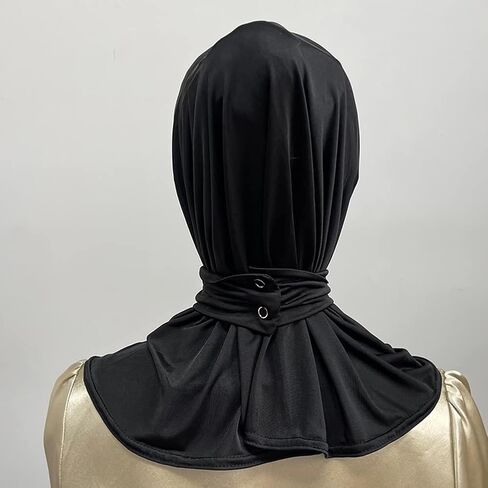 OBEEII Modal Hijab for Women Stretchable Full Cover Shawl Cap Full Neck Scarf Turbans Prayer Scarf Wrap Scarves in Saudi Arabia